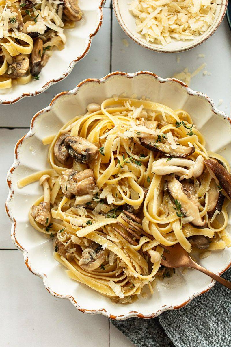 Foraged Mushroom Fettuccine