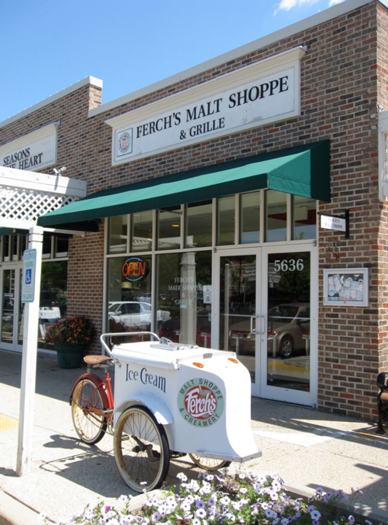 Ferch's Malt Shoppe & Grille: Nostalgic Soda Fountain