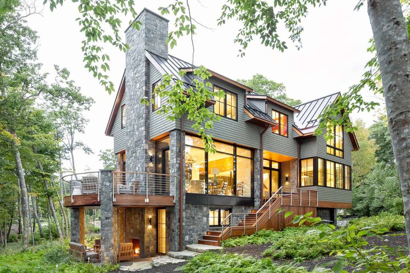 7 Maine Coastal Cabins With Décor That Smells Like Salt Air - Decor Hint Western Maine's Stone And Timber Sanctuary