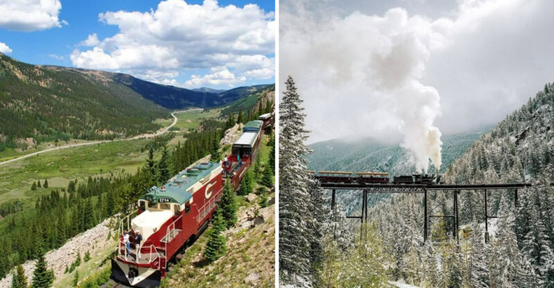 Most Scenic Winter Train Rides Across The Rocky Mountains
