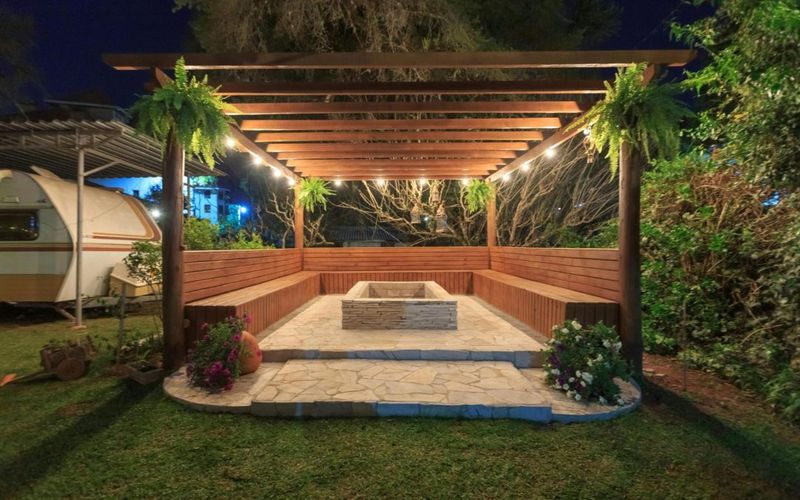 Texas Outdoor Spaces That Bring The Comfort Of Home Outside - Decor Hint Rustic Pergola Lounges