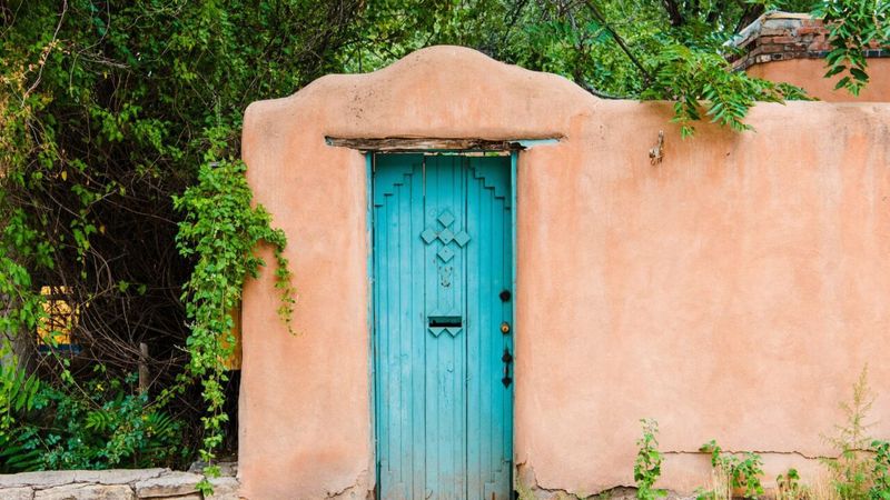 9 New Mexico Adobe Paint Colors That Glow Like Desert Light - Decor Hint Zuni Turquoise