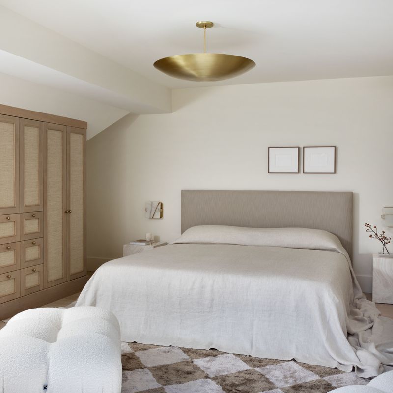 Sleek Sophistication: Brass Dome Pendant Adds Modern Warmth