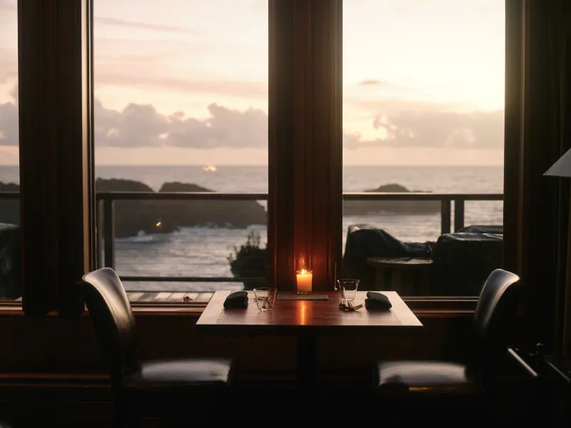 11 Coastal Eats With Seafood and Views Along California's Highway 1 - Decor Hint Harbor House Inn (Elk, Mendocino Coast)