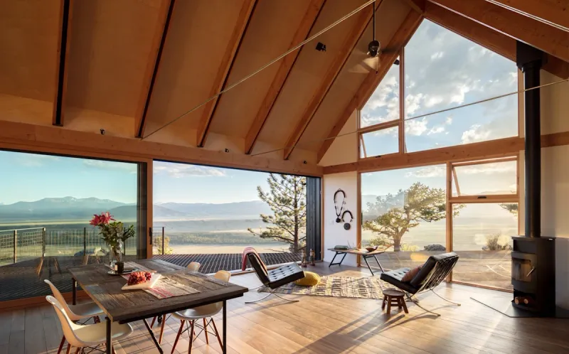 10 Minimalist Interior Design For Colorado A-Frame Cabins - Decor Hint Open-Concept Floor Plans