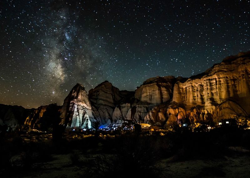 Ghostly Glow At Red Rock Canyon