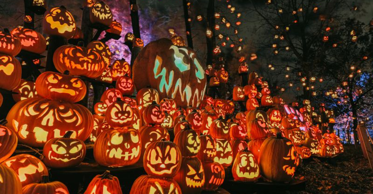 Nevada Desert Getaways Glow With Halloween Themed Lighting Displays - Decor Hint