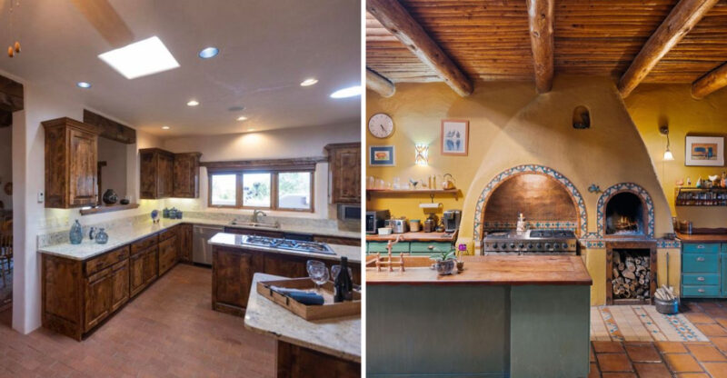 New Mexico Homes With Kitchens That Could Capture Adobe Charm