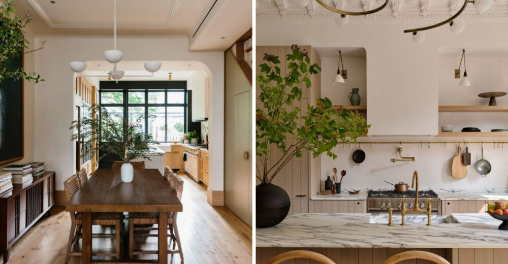 New York Brownstone Kitchens With Classic Layouts - Decor Hint