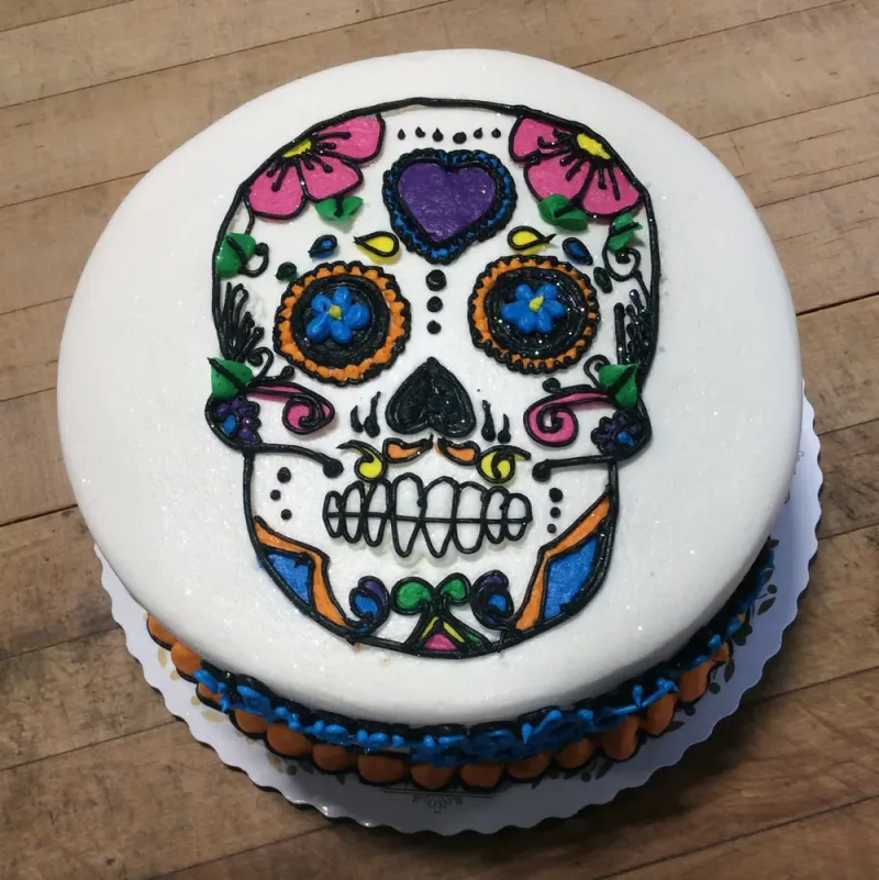 Classic Sugar Skull Cake