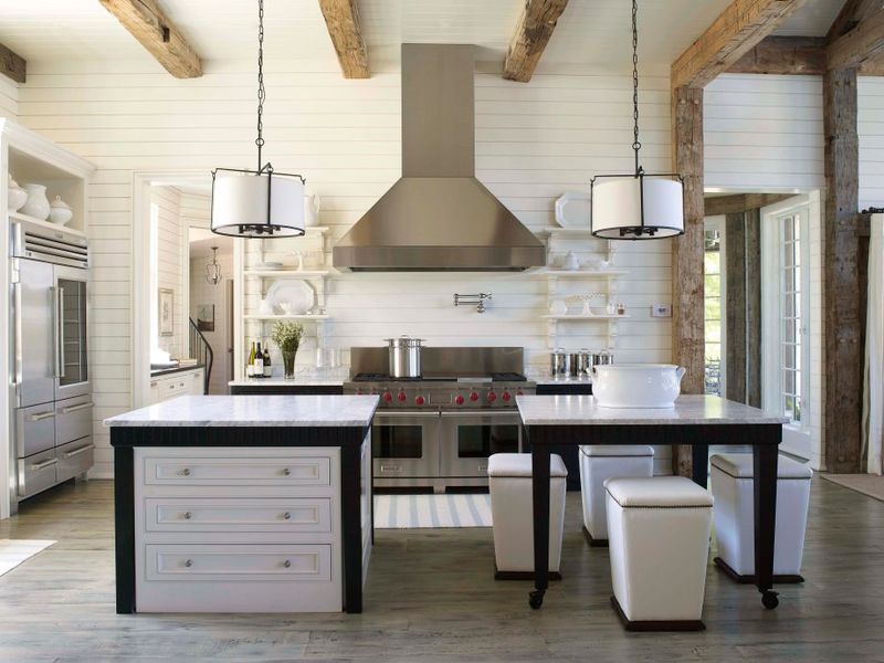Shiplap Walls That Frame The Space