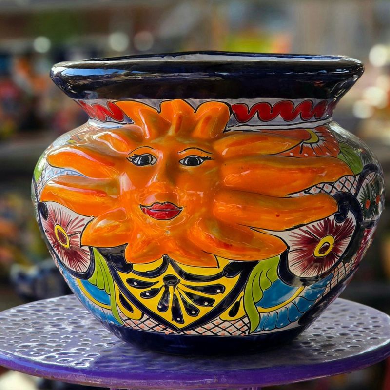 Hand-Painted Mexican Talavera Pottery