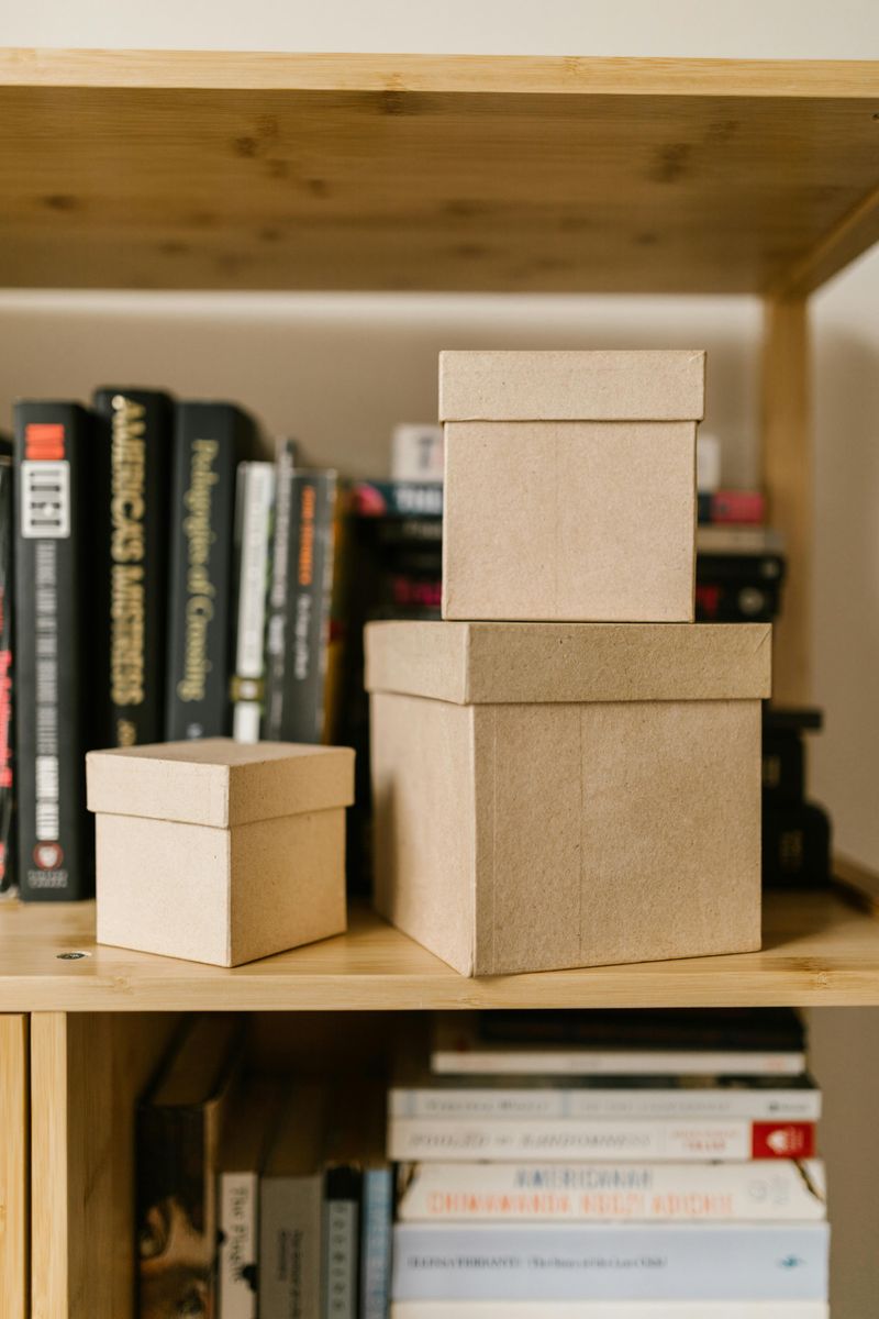 Cluttered Shelving Units