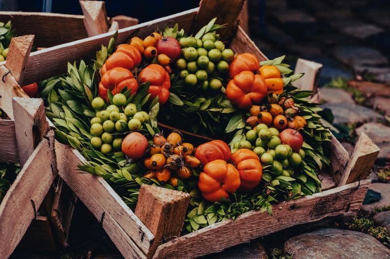 Gaudy Harvest Wreaths
