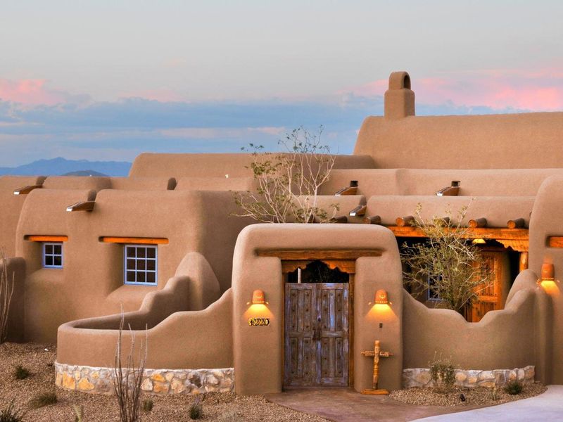 Faux Adobe Homes With Synthetic Materials