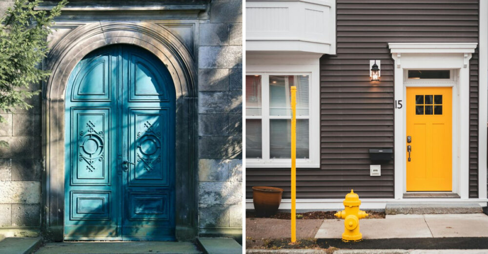 Paint Colors That May Be Less Suitable For Front Doors - Decor Hint