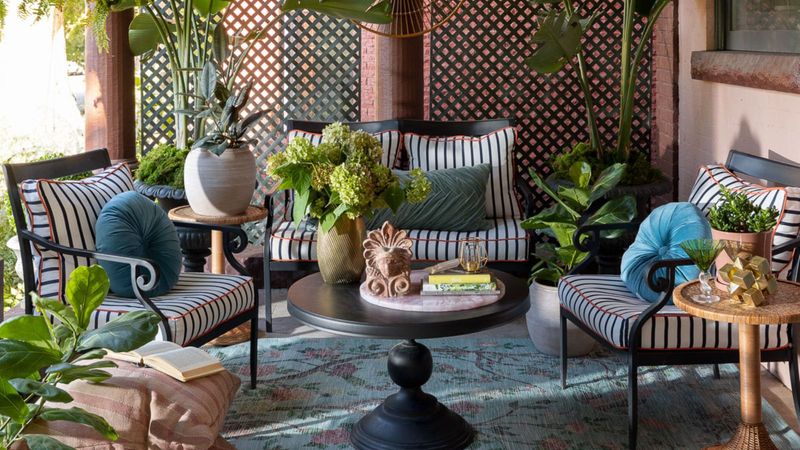 Screened Porch Plant Sanctuary