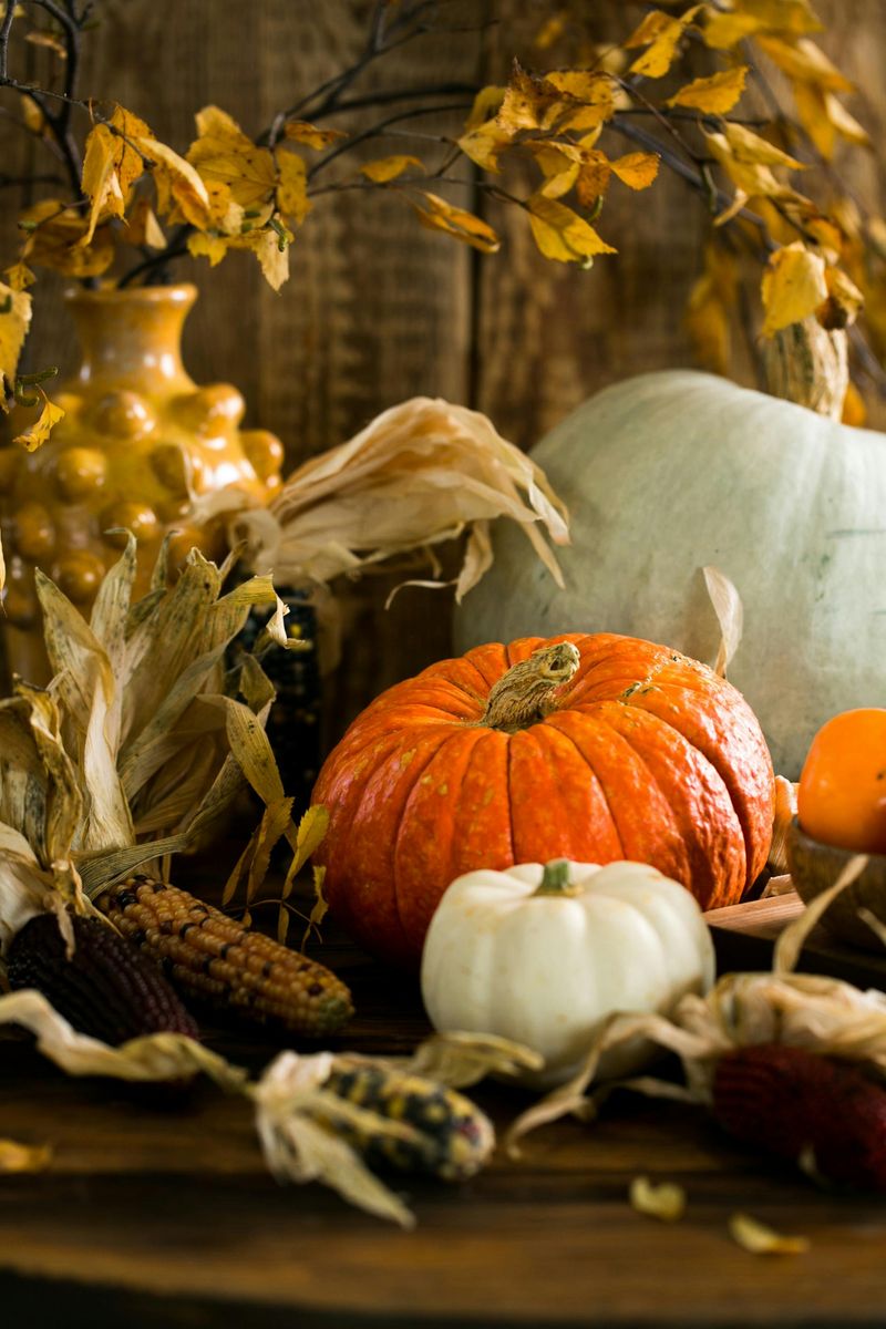 8 DIY Halloween Centerpieces That Don't Cost Much - Decor Hint Pinecone and Gourd Arrangement