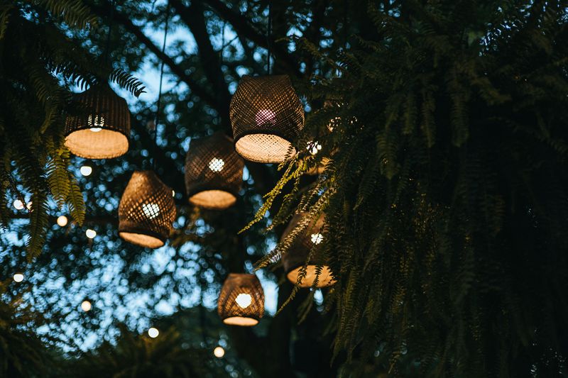 Hanging Lanterns Bring Old-World Charm