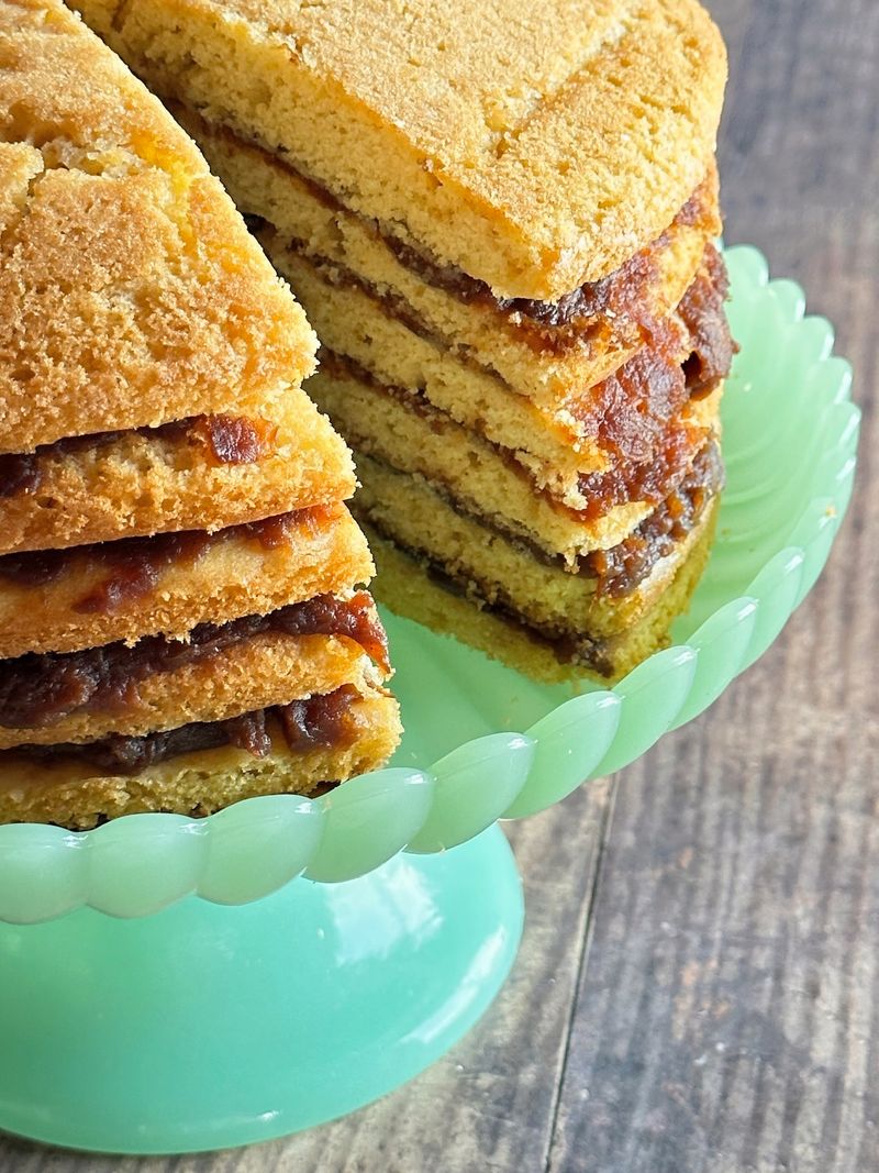 Sorghum Apple Stack Pie
