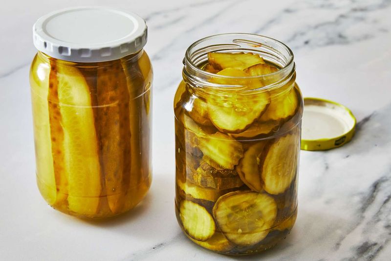 18 Surprising Items In Your New York Fridge That Should've Been Tossed Yesterday - Decor Hint Pickle Jars
