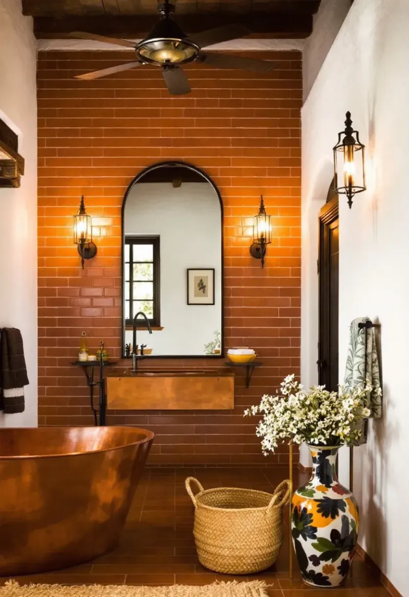 Hacienda-Style Soaking Space