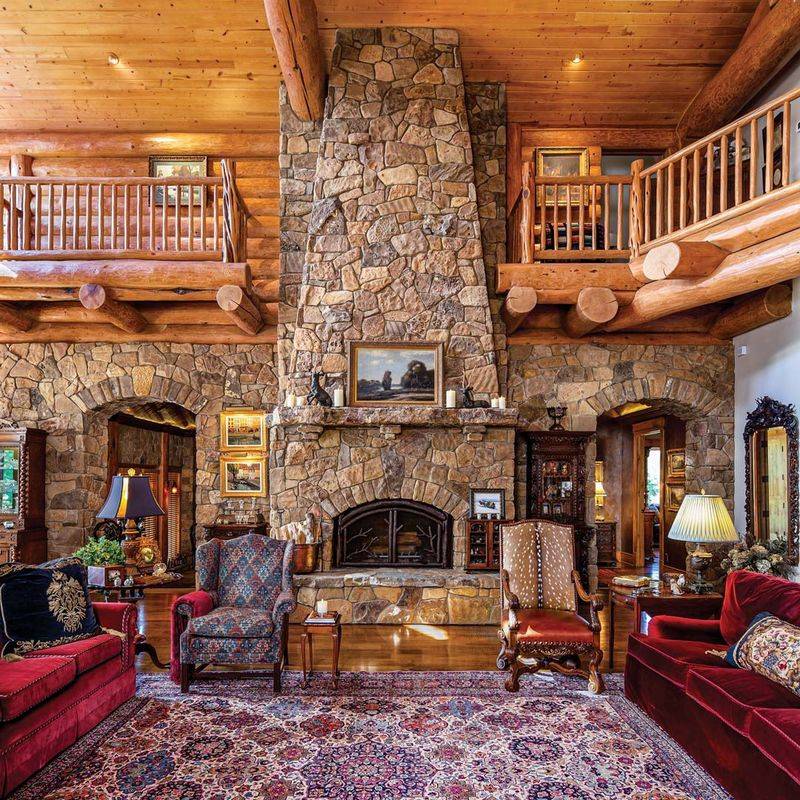 10 Minnesota Cabins With Stone Fireplaces That Anchor The Room - Decor Hint Voyageur's Rest
