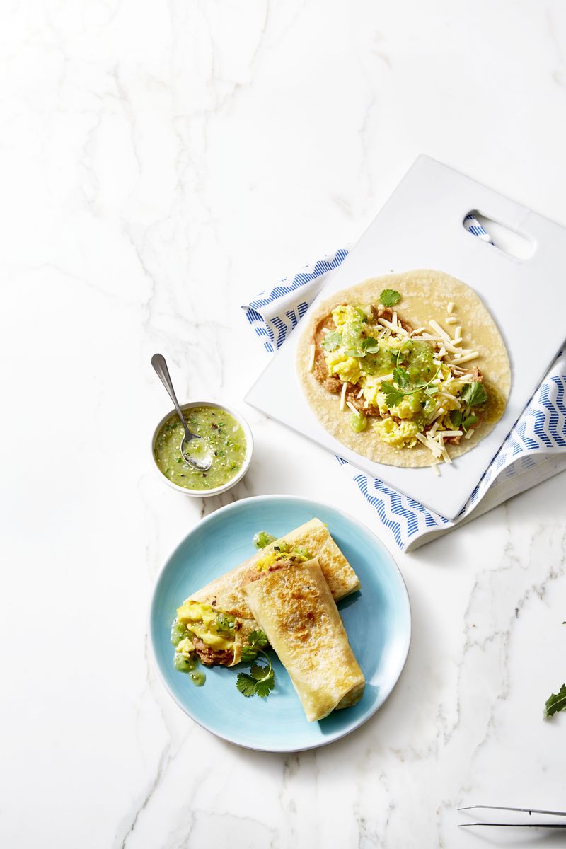 Breakfast-for-Lunch Wraps