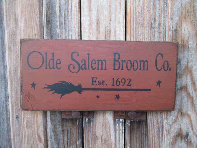 Rustic Wooden Signs With Spooky Messages