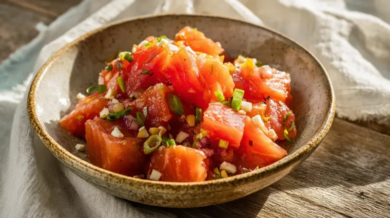 Lomi Lomi Salmon: Cool Side Dish Perfection