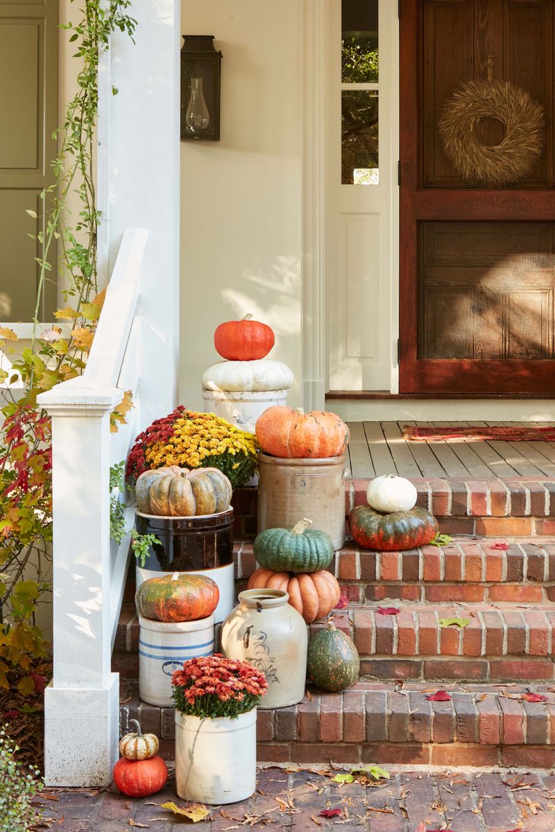 Front Door Pumpkin Tree