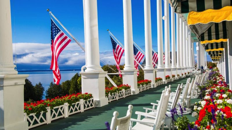 Grand Hotel's Famous Front Porch (Mackinac Island)