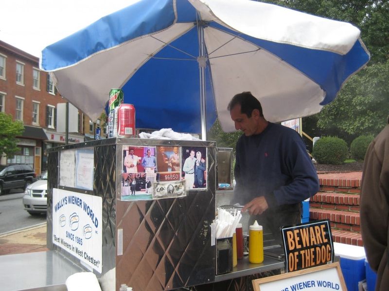7 No-Frills Hot Dog Joints In Pennsylvania That Totally Deliver - Decor Hint Wally's Wiener World – West Chester's Colorful Cart