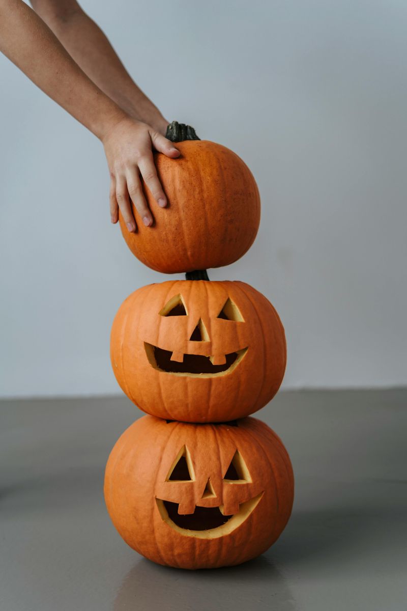 Stacked Pumpkin Topiaries