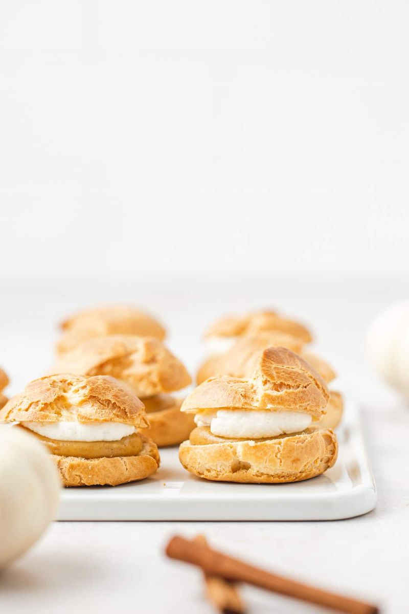 Pumpkin Cream Puffs