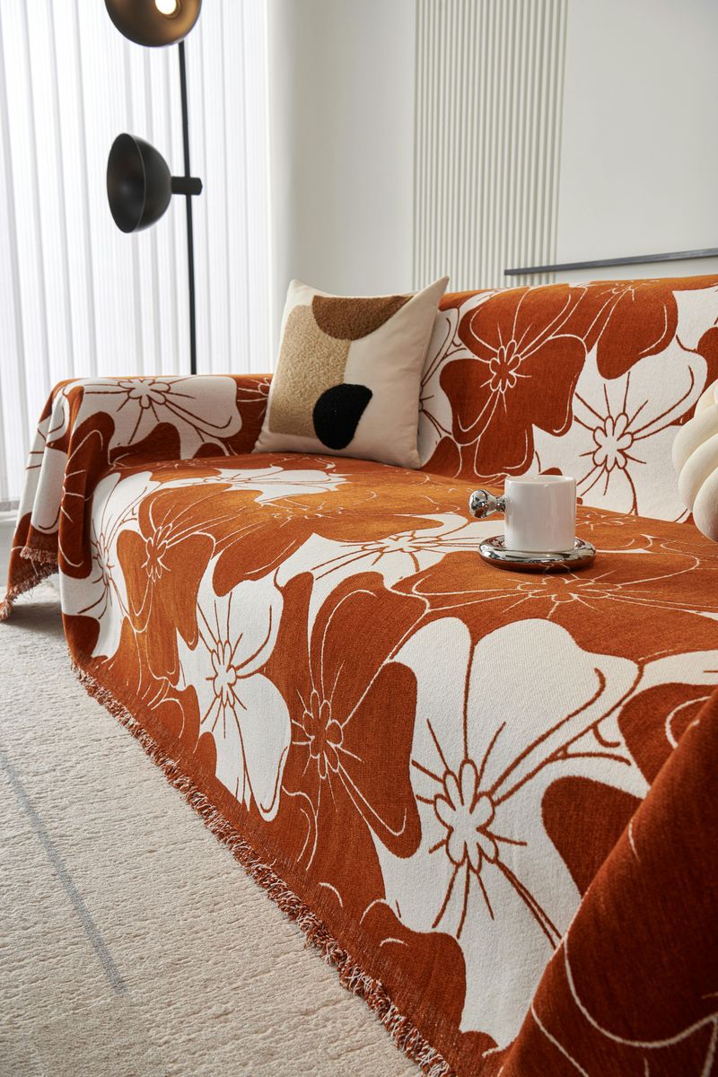 Warm Throw Blankets in Seasonal Colors