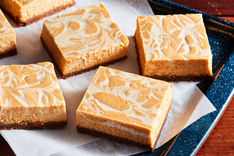 Square Deal Pumpkin Cheesecake Bars