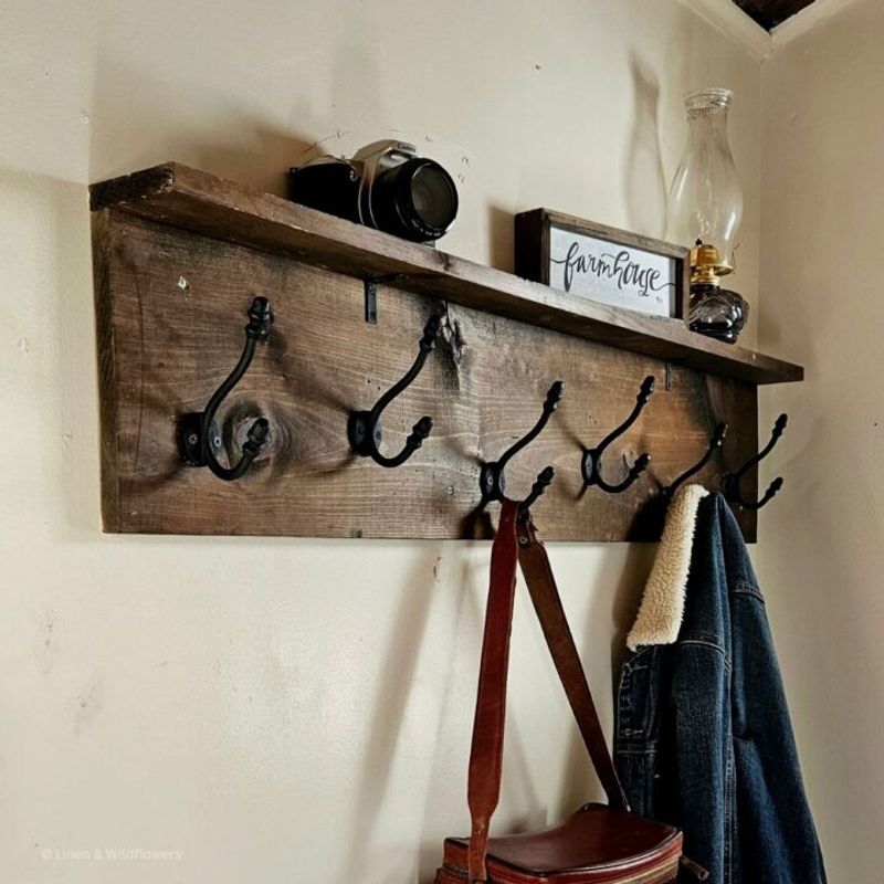 Rustic Wall Hooks: Functional Focal Points
