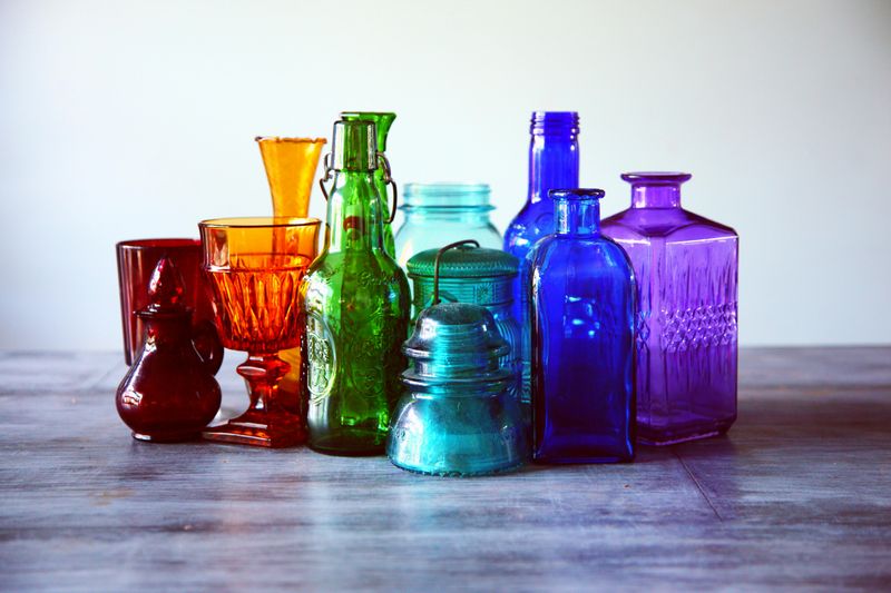 Colorful Glass Bottles