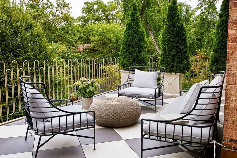 7 Decadent Details That Revived A Classic D.C. Mansion - Decor Hint A Hidden Terrace That Balances Privacy And Playful Elegance