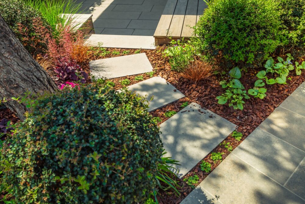Refreshed Landscaping With Mulch And Seasonal Plants - Decor Hint