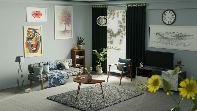 Keep floors visible by minimizing clutter
