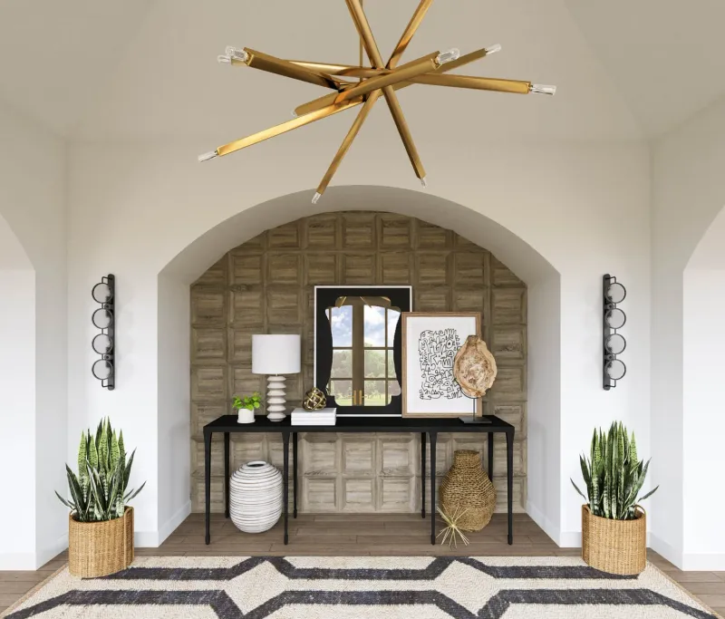 Angular Brilliance: A Gold Burst Of Mid-Century Drama