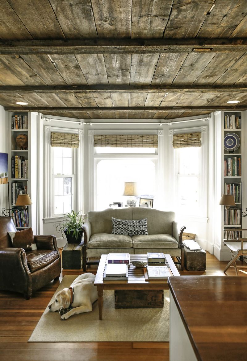 Weathered Wood Beams
