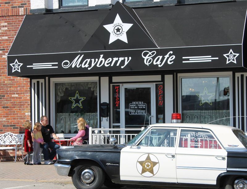 11 Mom-And-Pop Diners In Indiana That Always Hit The Spot - Decor Hint Mayberry Cafe (Danville, IN)