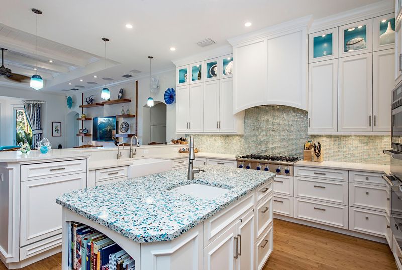 Glass Bottle Countertop