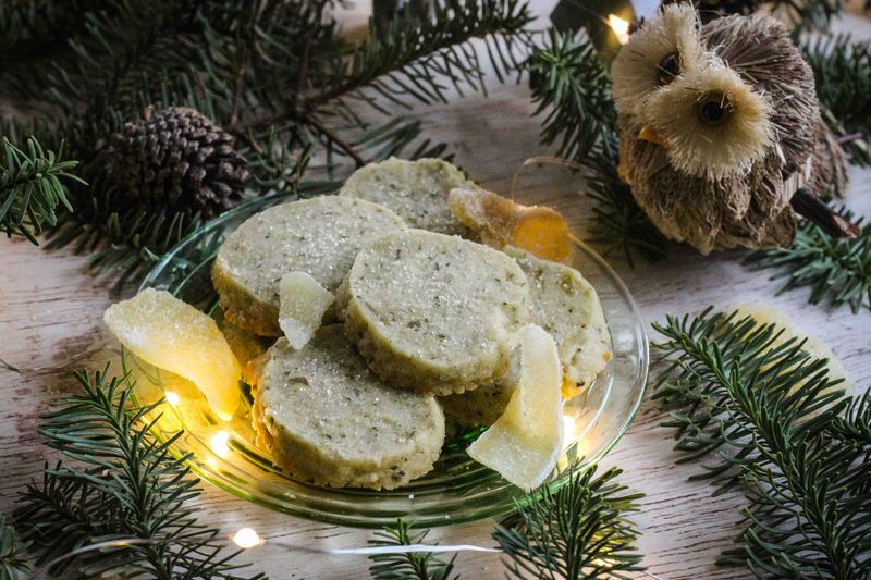 17 Delicious Winter Recipes That Keep Alaska Feeling Like Home - Decor Hint Spruce Tip Shortbread Cookies