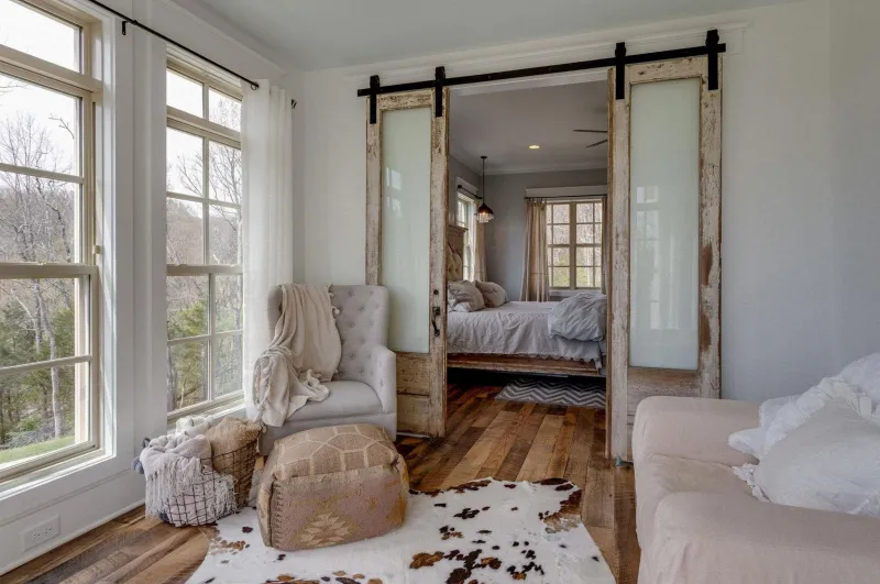 Distressed Finish Barn Door