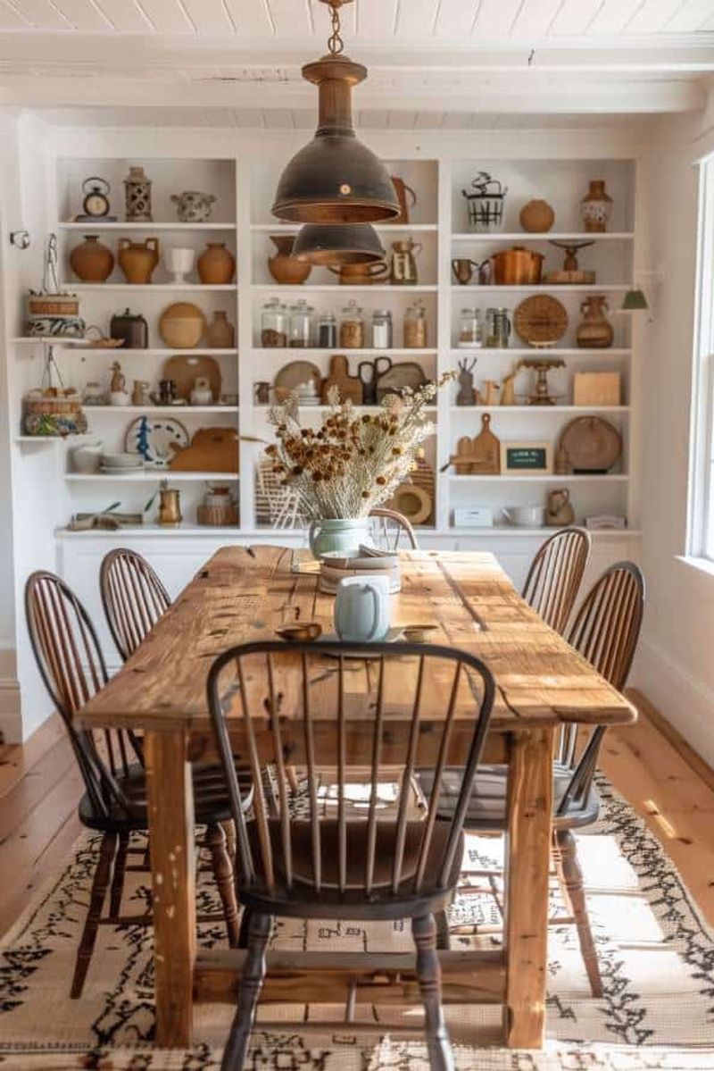 Inviting Honey-Oak Farmhouse Dining Tables