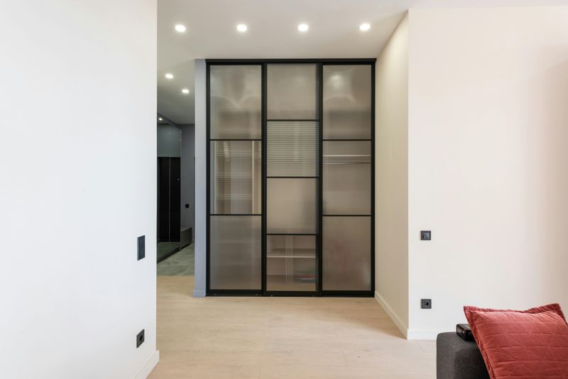 Frosted Glass Doors